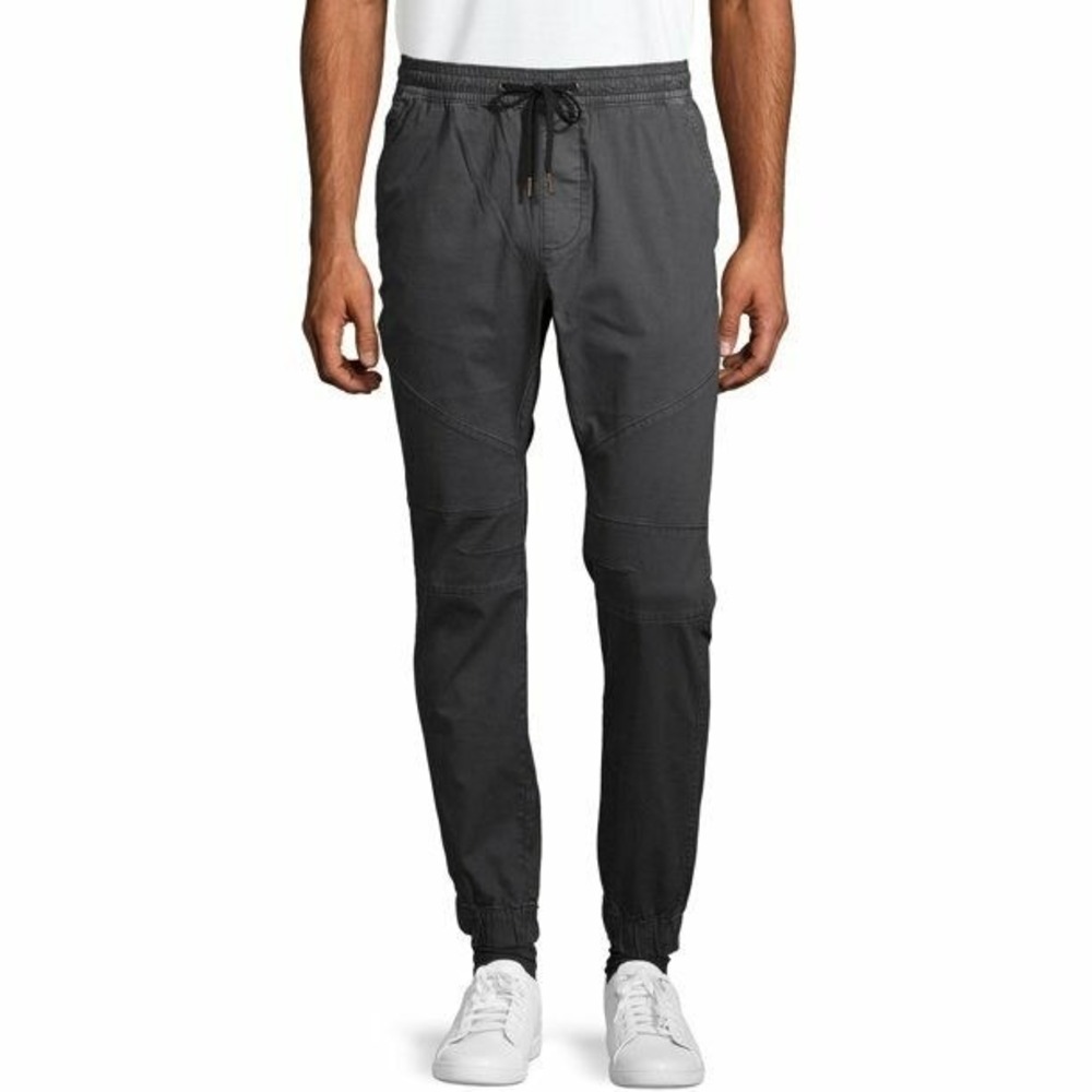 No Boundaries Big Boys Tapered Jogger Pants Size 28x30 Dark Gray Elastic Cuffs